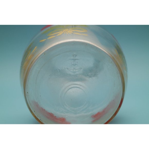 Anchor Hocking Vintage Rose Pattern Glass Juice Pitcher Carafe, 1.5L Pitcher - Picture 3 of 3